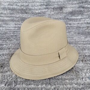 Stetson Vintage Water Repellent Fedora Hat Menswear Casual‎ Tan 6 7/8